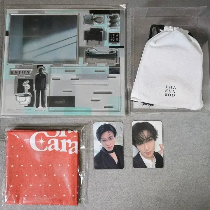 [BUNJANG] ASTRO Cha Eun-woo Seoul Pop-Up Mystery Elevator Acrylic Stand, Mirror Photocard Set / astro seoul pop up mystery elevator 차은우