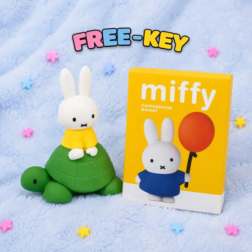 [BUNJANG] Miffy Magnet Set: Turtle, Star, Balloon (Box Opened) / [박스개봉] 미피 마그넷 거북이 별 풍선