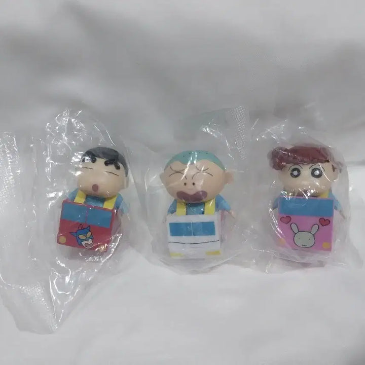 [BUNJANG] Crayon Shin-chan Train Play Figure Set (3 Types) / 짱구는못말려 기차놀이 피규어 3종 세트 열차 짱구 유리 훈이 가챠 랜덤