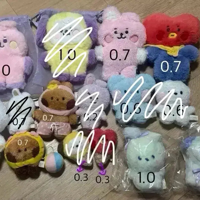 [BUNJANG] BT21 Plush Dolls / BT21 인형 판매