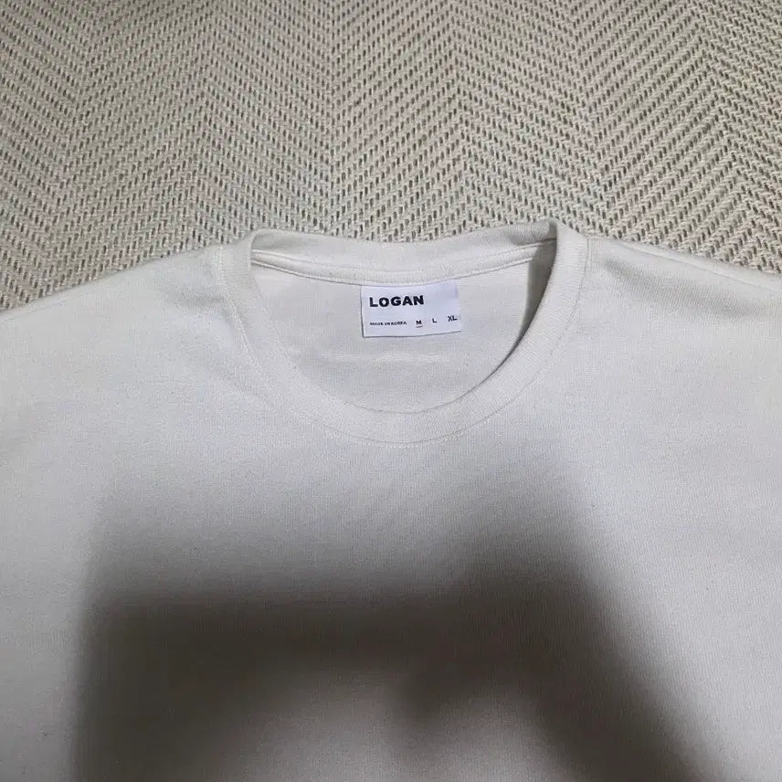 [BUNJANG] Logan Knit Short Sleeve T-Shirt (Size 100 Approx.) / 로건 니트반팔m(100정도)