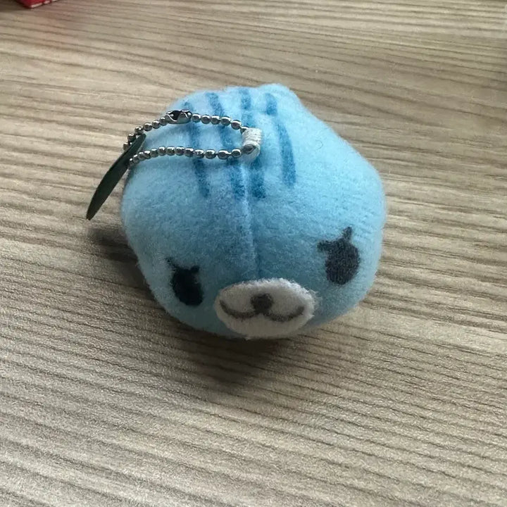[BUNJANG] Mamegoma Blue Plush Keyring Strap / 마메고마 파랑 인형 키링 스트랩