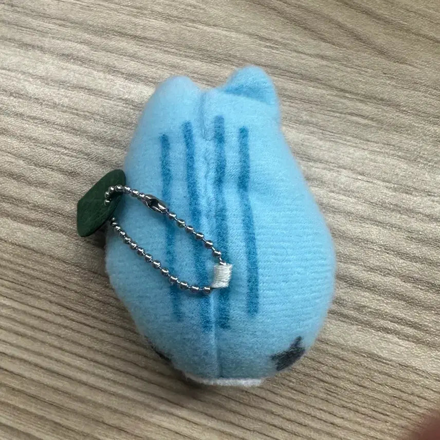 [BUNJANG] Mamegoma Blue Plush Keyring Strap / 마메고마 파랑 인형 키링 스트랩