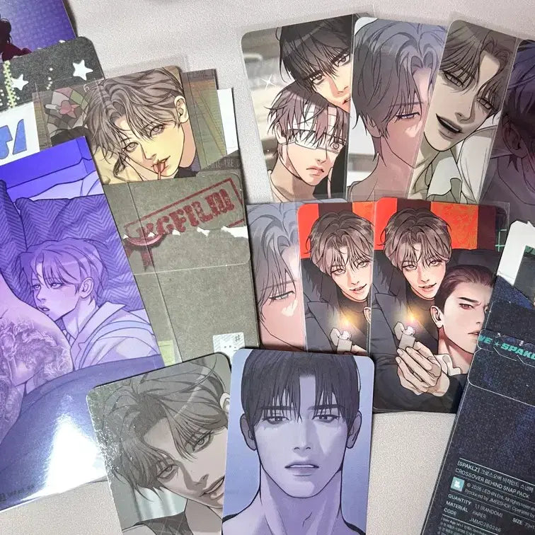 [BUNJANG] Resin Sparkles Pop-up Boy Special 5th Edition Photocard Bundle Set / 레진 스파클즈 팝업 조개소년 발화 5특 포카 레봄 특전 스냅팩 일괄