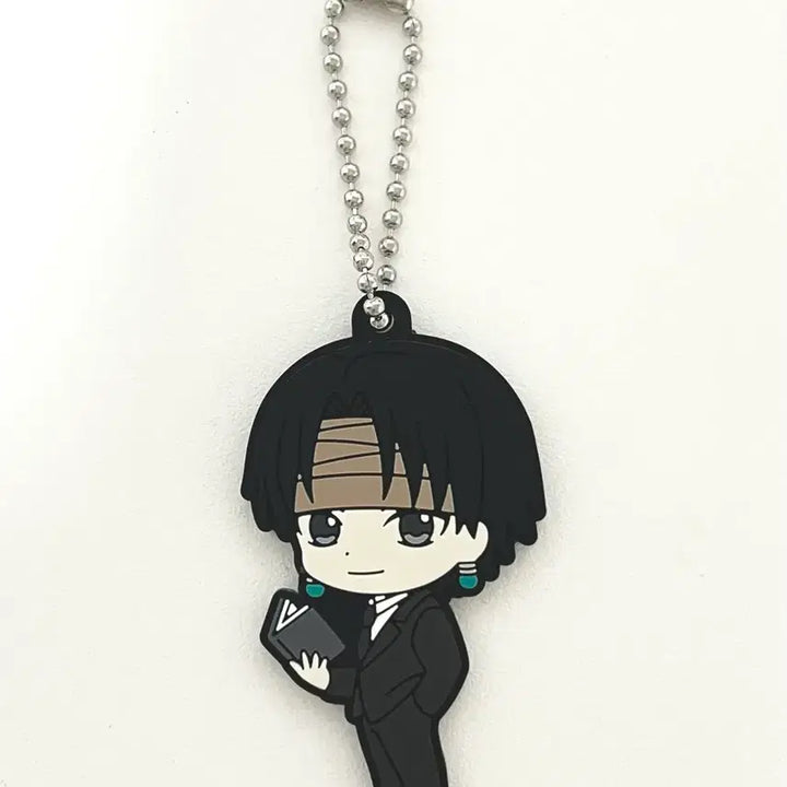 [BUNJANG] Hunter x Hunter Chrollo Suit Rubber Strap Gacha Keychain / 클로로 단장 러버 스트랩 가챠 키링 헌터헌터 헌헌 환영여단 정장 요크신