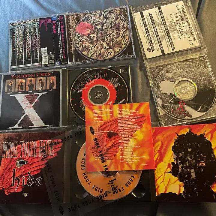 [BUNJANG] X Japan &amp; Hide CD Bundle / 엑스재팬 Xjapan 앨범 cd 2게 + 히데 앨범 cd 2개