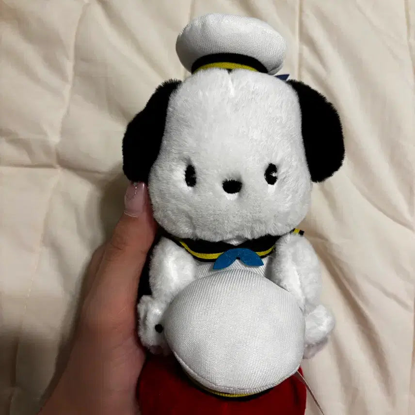 [BUNJANG] Sanrio Pochacco Mascot Keychain Plush / 산리오 옷톳토 콜라보 포차코 마스코트 키링 인형