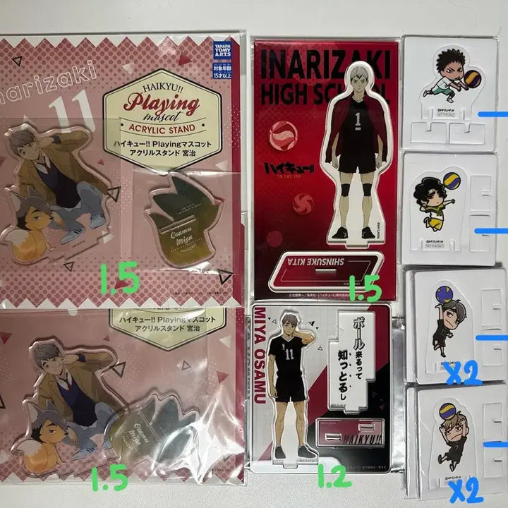 [BUNJANG] Haikyuu!! Acrylic Standee - Osamu Miya, Kita, Sakusa, Atsumu Miya / 하이큐 아크릴스탠드 팔아요! 미야오사무/키타/사쿠사/미야아츠무