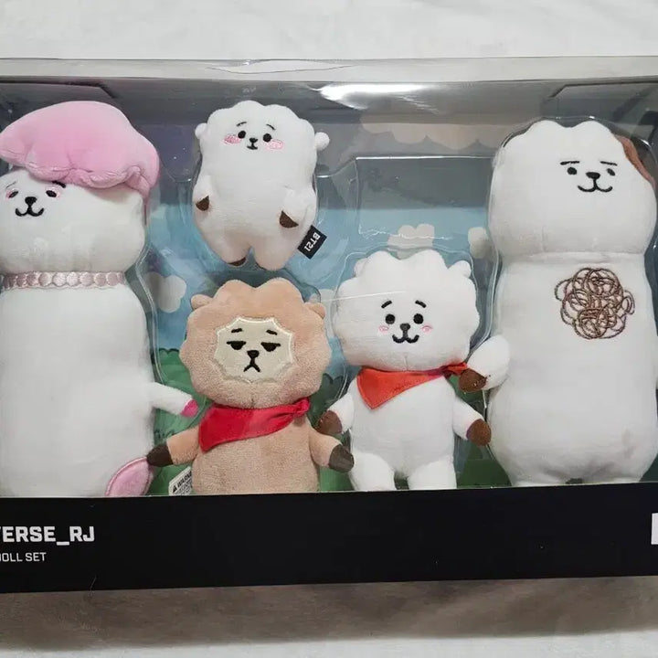 [BUNJANG] BTS BT21 RJ Family Doll Set / 방탄 bts bt21 알제이 rj 가족인형 set