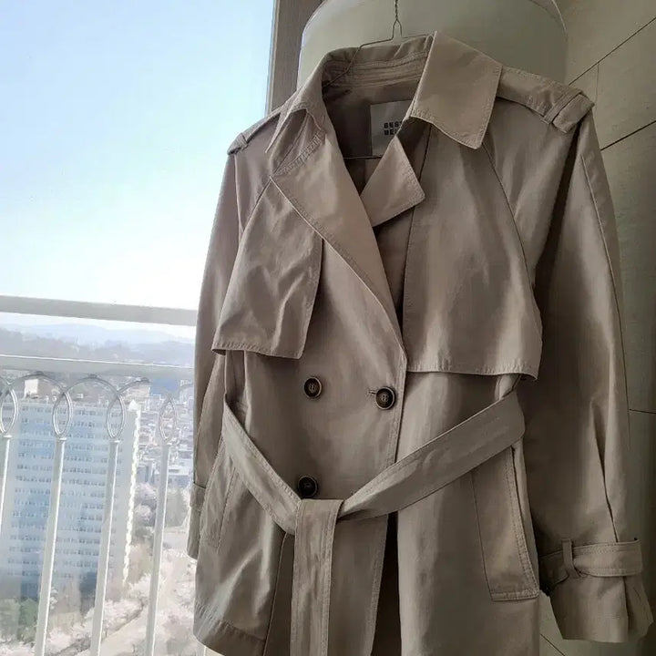 [BUNJANG] Trench Coat / 트렌치 반코트 무료배송