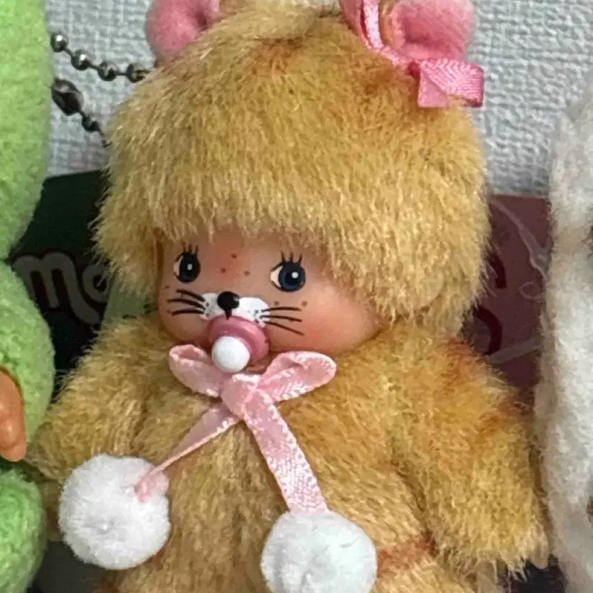 [BUNJANG] Vintage Babychi Cat Mini Keychain / 고전 / 희귀 베비치치 캣츠 미니 키링 / 치즈냥 미니 키링 몬치치