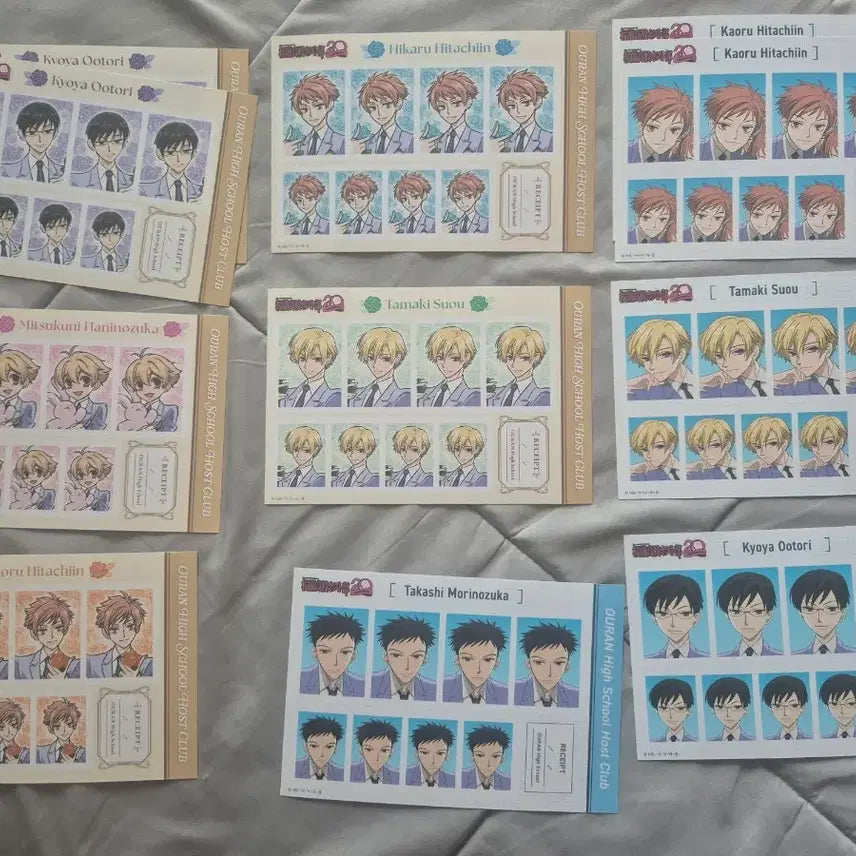 [BUNJANG] Ouran High School Host Club Bromide Set / 일괄 3.5)오란고교 사교클럽 증명사진 양도 증사