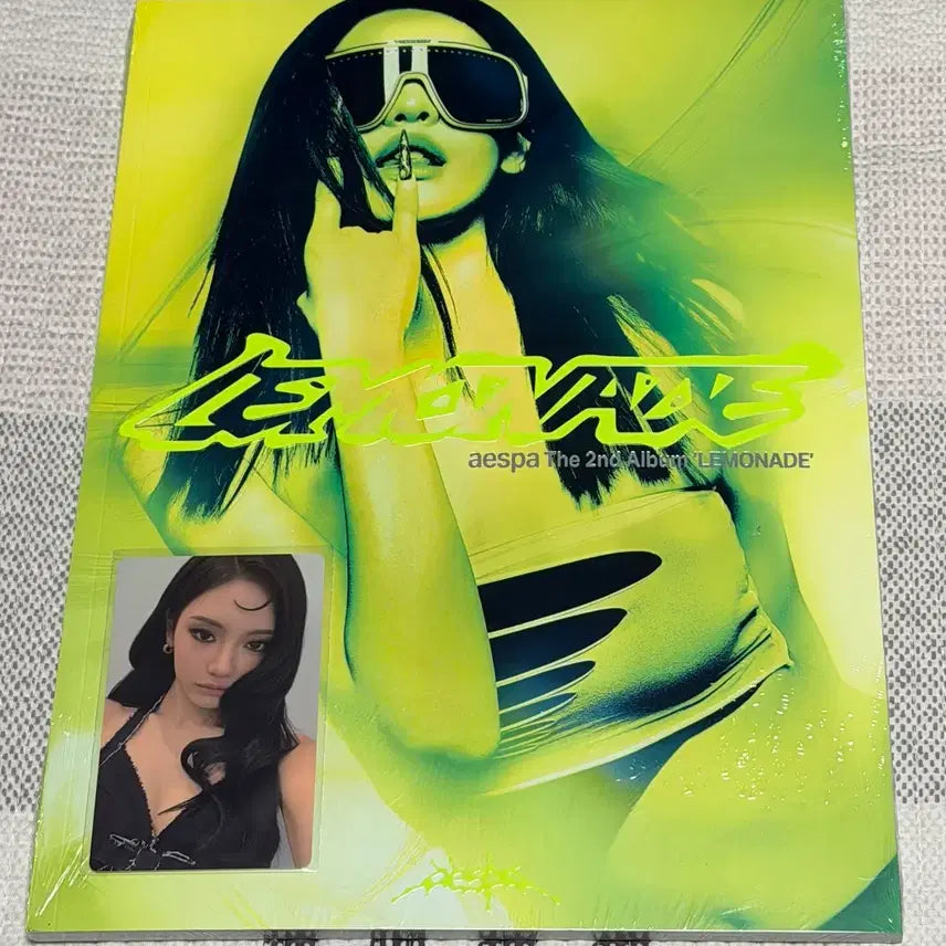 [BUNJANG] Aespa Lemonade Album &amp; Photocard Ningning Version / 에스파 레모네이드 앨범&amp;기간한정 포카 닝닝 버전+ 팝업 랜덤 포카