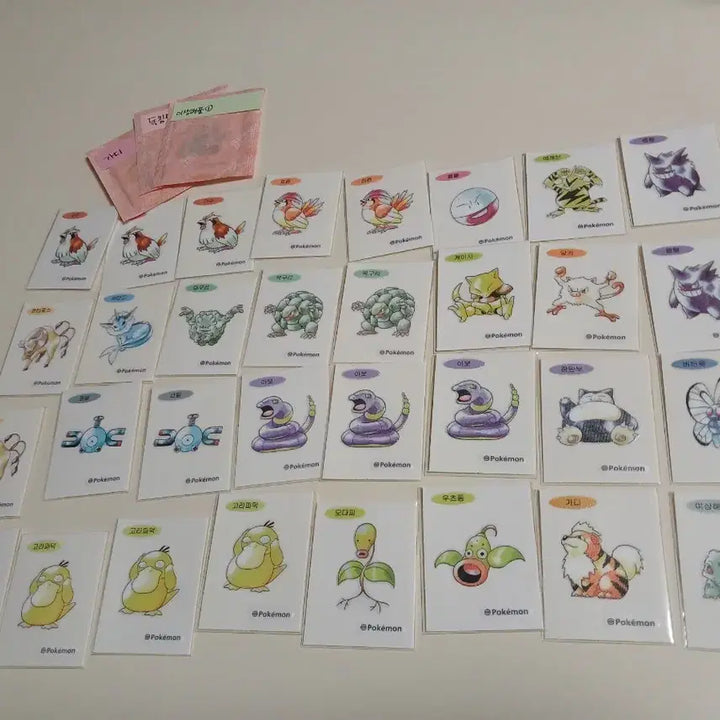 [BUNJANG] Pokemon 30th Anniversary Tteokbokki Stickers / 포켓몬 30주년 띠부씰