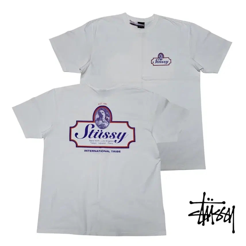 [BUNJANG] Stussy Authentic T-Shirt White L / (L) 23ss 스투시 어센틱 반팔티 stussy