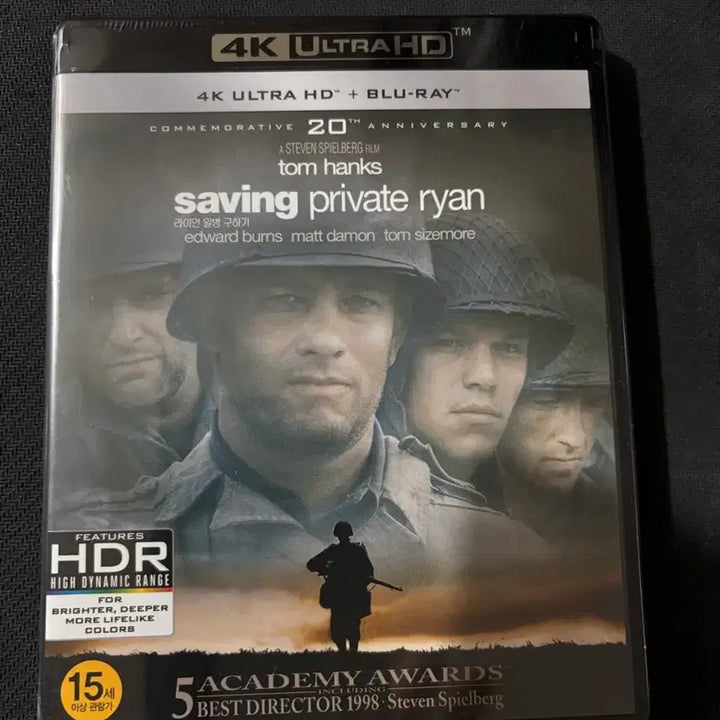 [BUNJANG] Saving Private Ryan 20th Anniversary Edition 4K UHD Blu-ray (Sealed) / 블루레이 라이언일병구하기 미개봉