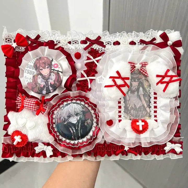 [BUNJANG] Handmade Ita Bag Deco Board Badge Panel / 6컬러 핸드메이드 이타백 데코보드 뱃지판 완성품 리타풍 배경판