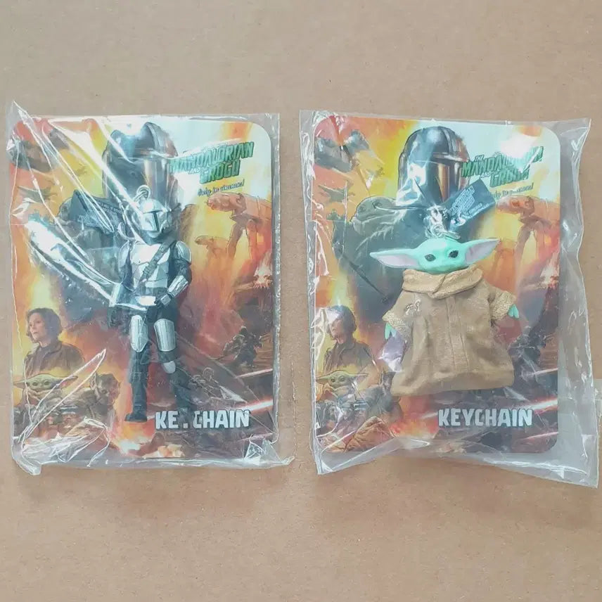 [BUNJANG] The Mandalorian and Grogu Keychain Set / 만달로리안과그로구키링