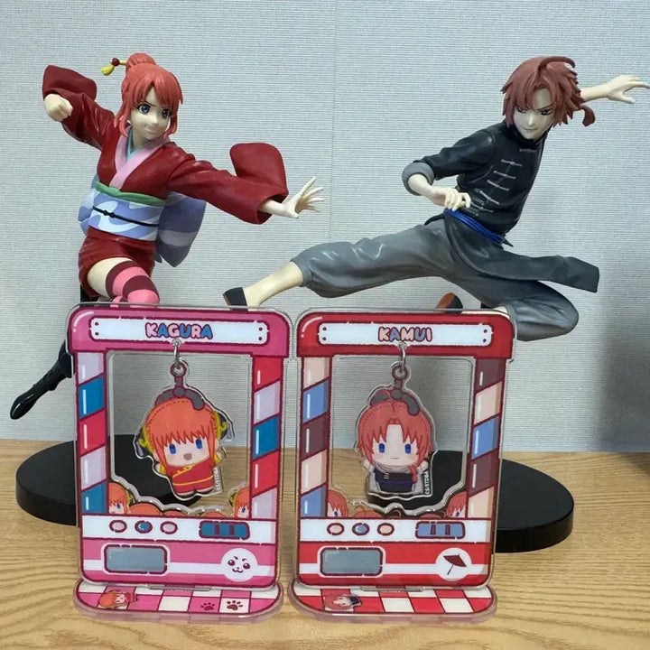[BUNJANG] Gintama Kagura &amp; Kamui Acrylic Stand / 은혼 피규어 카구라 &amp; 카무이 아크릴 스탠드