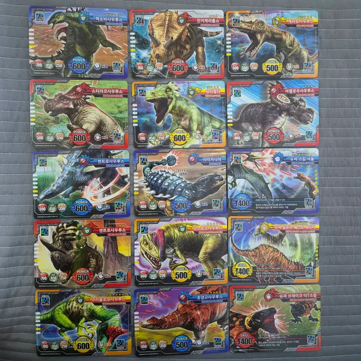 [BUNJANG] 56 Dinosaur King Cards / 공룡왕카드56장