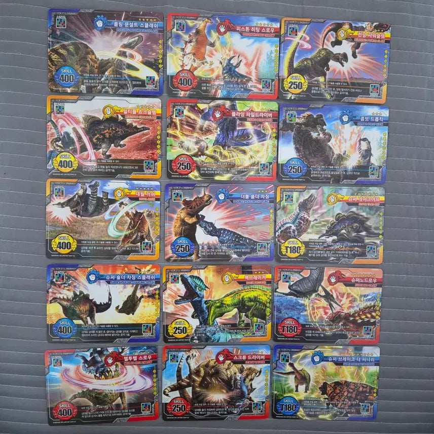 [BUNJANG] 56 Dinosaur King Cards / 공룡왕카드56장