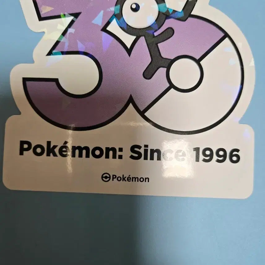 [BUNJANG] Pokemon 30th Anniversary Sticker / 포켓몬 30주년 스티커 안농