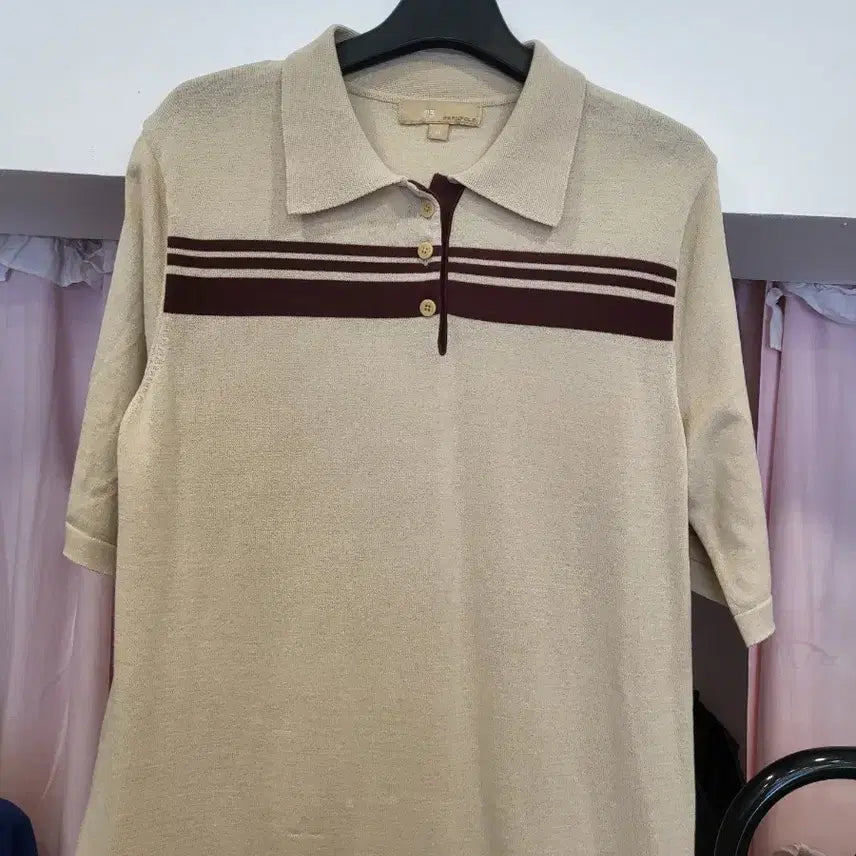 [BUNJANG] Beanpole Knit Polo Shirt / 빈폴니트폴로셔츠