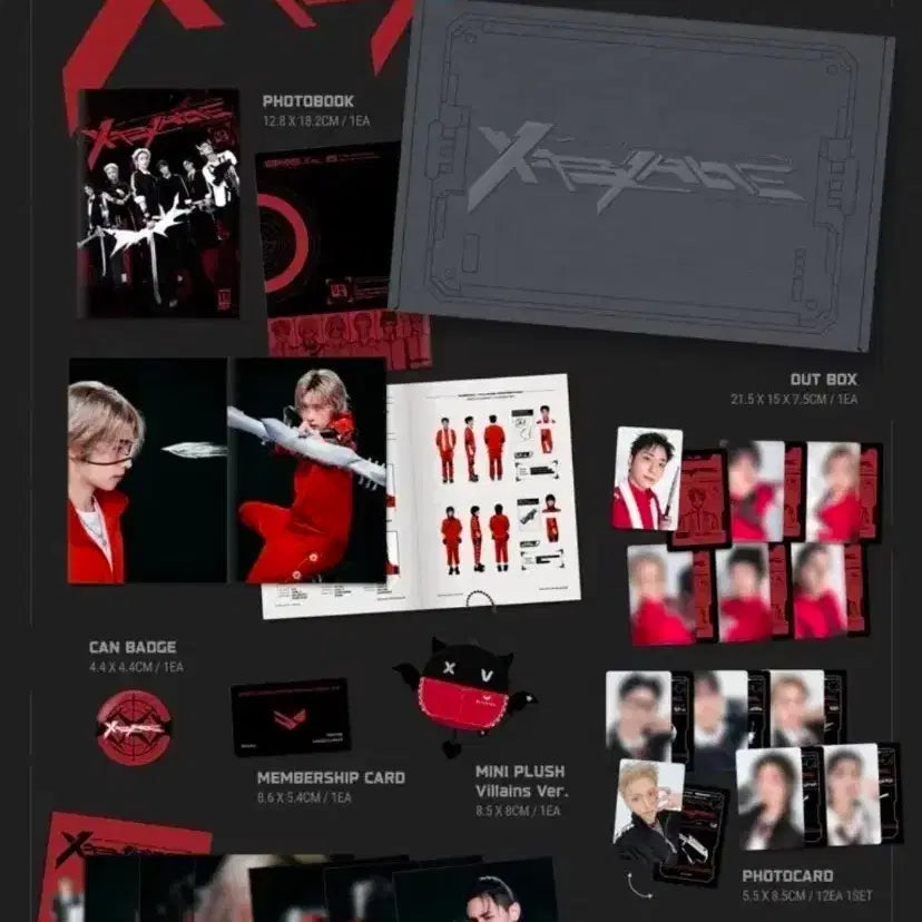 [BUNJANG] XDINARY HEROES Villains 3rd Membership Kit Bundle Set / 엑디즈 빌런즈 3기 키트 양도합니다.