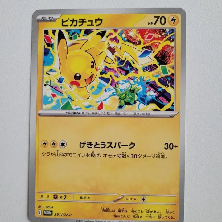 [BUNJANG] Pikachu Promo Pokemon Card / 피카츄 프로모 포켓몬카드