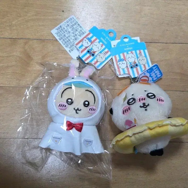 [BUNJANG] Bundle Set Monchh Gwi Mini So Rabby, Summer Limited Tube Racco / [일괄]먼작귀 미니소 우비 우사기, 여름한정 튜브 랏코