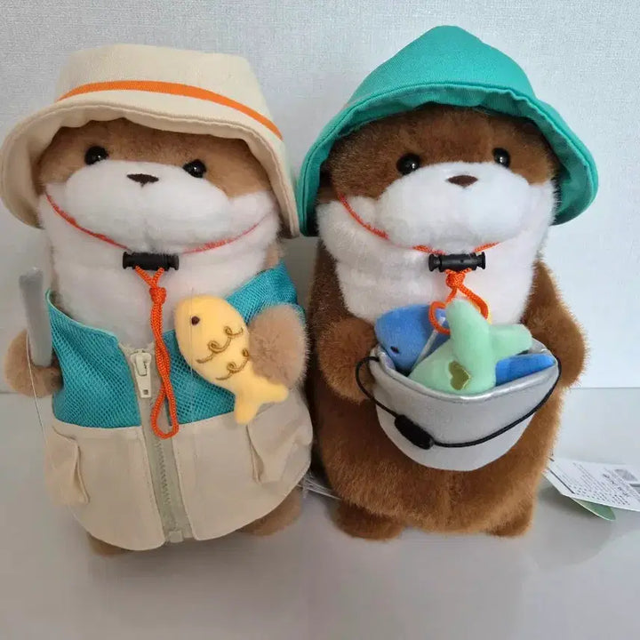 [BUNJANG] Usou-chan Fishing Plush Set (2 Pieces) / [미사용/택있음]낚시 우소우소짱 인형 2개 세트
