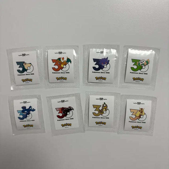 [BUNJANG] Baskin Robbins Pokemon Ddibusil Stickers / 베스킨라빈스 포켓몬 띠부실