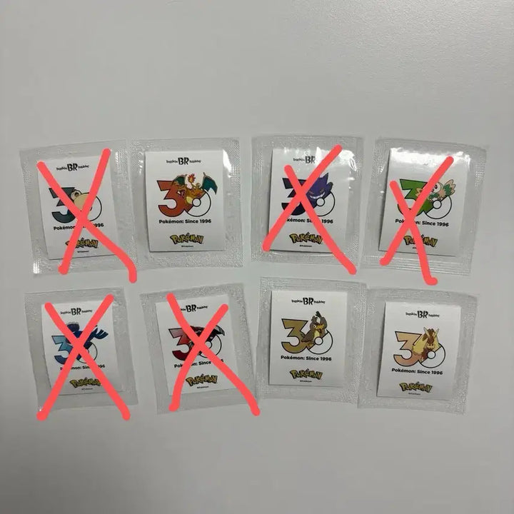 [BUNJANG] Baskin Robbins Pokemon Ddibusil Stickers / 베스킨라빈스 포켓몬 띠부실
