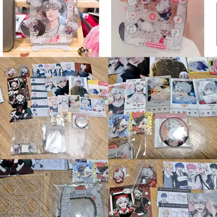 [BUNJANG] PLAVE Eunho Acrylic Stand, Badge, Photocard Bundle (Tempestad Fan Goods) / 플레이브 비공굿 비공식 tempestad님 은호 아크릴 스탠드 뱃지 포카
