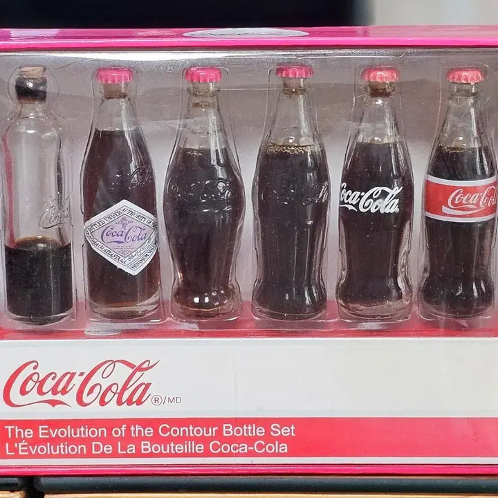 [BUNJANG] 2009 Coca-Cola Contour Miniature Bottles 6-Piece Box Collection / 2009년 코카콜라 컨투어 미니어쳐 병 6개 박스 컬렉션
