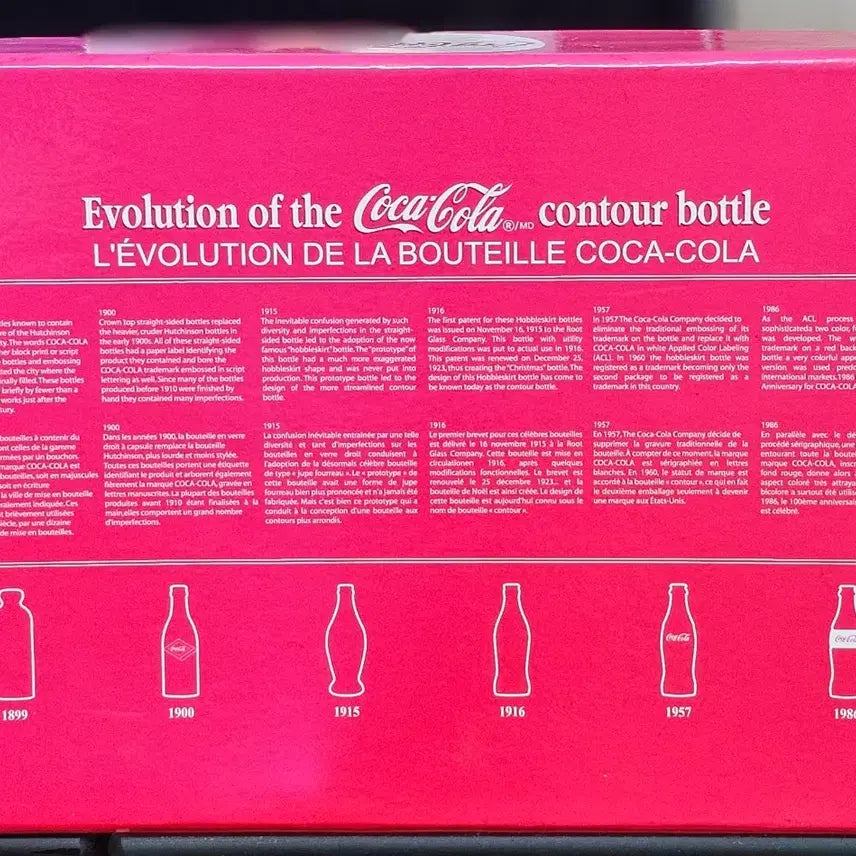 [BUNJANG] 2009 Coca-Cola Contour Miniature Bottles 6-Piece Box Collection / 2009년 코카콜라 컨투어 미니어쳐 병 6개 박스 컬렉션