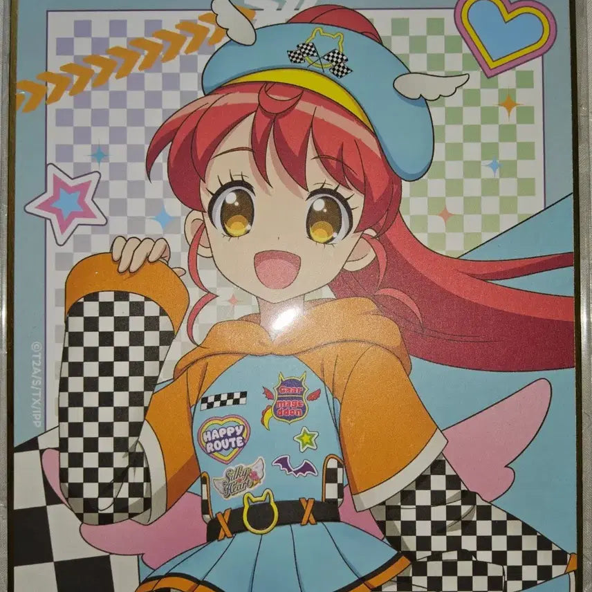 [BUNJANG] Pripara Marukuji "Zenryoku Dash" Mika Shiratama Mikang Shikishi / 프리파라 마루쿠지 전력대쉬 미카 시라타마 미캉 색지