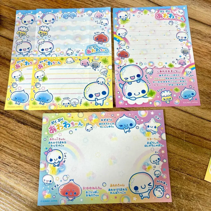 [BUNJANG] Heisei Lotte Pie Nattto-chan Kitty Memo Pad Sheets / 일본 메모지 소분 헤이세이 롯데 파이 낫토짱 키티 메모