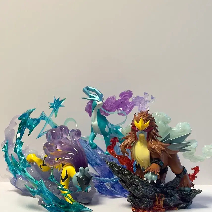 [BUNJANG] Scale World ZXZ Samgai Set Entei Suicune Raikou / 스케일월드 ZXZ 삼개 풀셋 엔테이 스이쿤 라이코