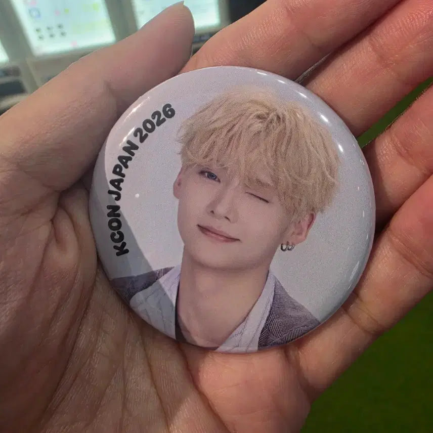 [BUNJANG] AlphaDriveOne Sangwon Badge Pin Button / KCON 알파드라이브원 상원 뱃지 핀버튼