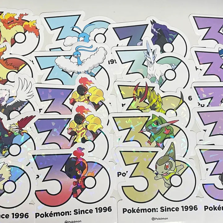 [BUNJANG] Pokemon 30th Anniversary Sticker Set / 포켓몬 30주년 스티커 세트 라인 판매합니다