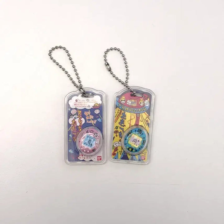 [BUNJANG] Bandai Tamagotchi Miniature Package Keyring Oyajichi Tenshi Bundle Set / (일괄)반다이 다마고치 미니어처 패키지 키링 오야지치 텐시