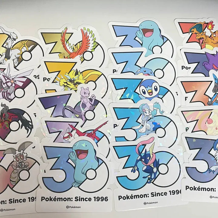 [BUNJANG] Pokemon 30th Anniversary Stickers / 포켓몬 30주년 스티커 팝니다
