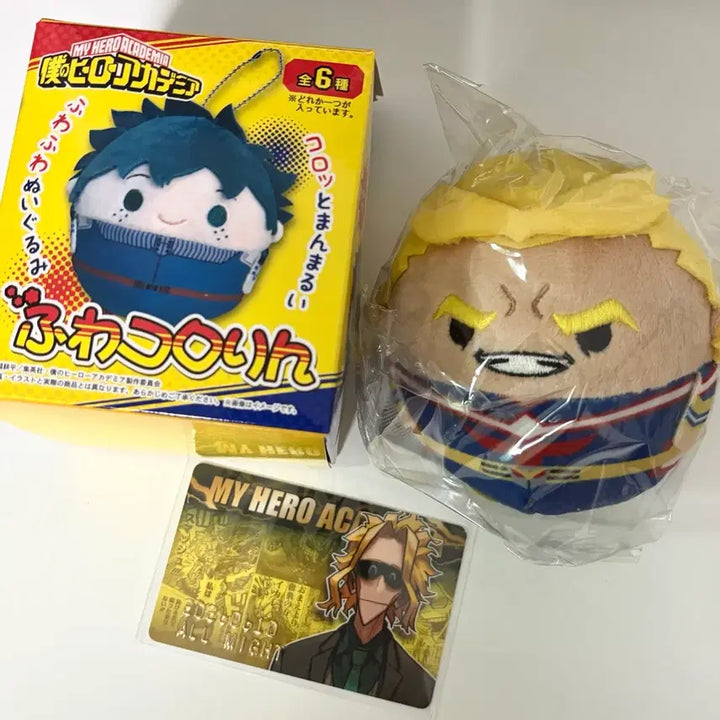 [BUNJANG] All Might My Hero Academia Bundle Set Fuwakororin &amp; Birthday Card / 일괄) 히로아카 올마이트 후와코로링 버스데이카드