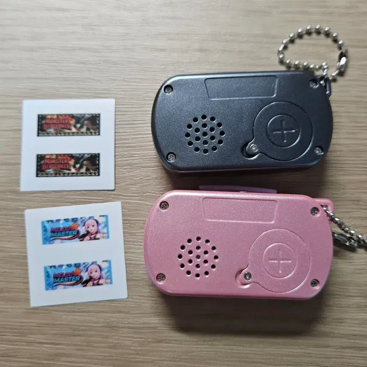 [BUNJANG] Recording Game Machine Gacha Pink, Black Bundle Set / (일괄) 게임기 녹음 가챠 핑크, 블랙