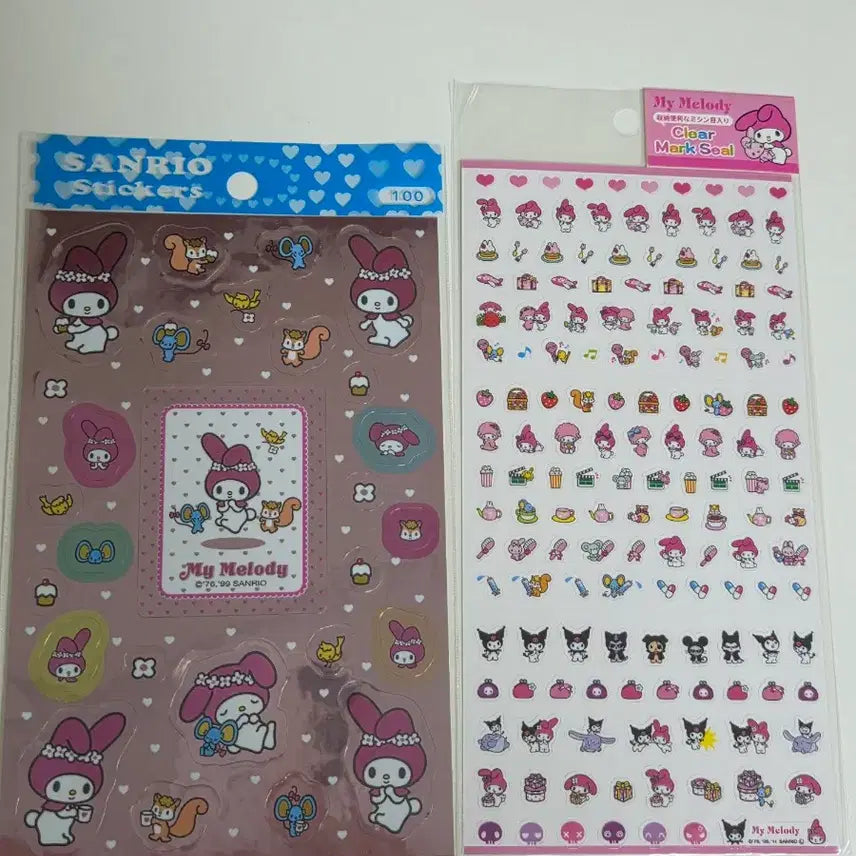 [BUNJANG] Classic My Melody Sticker Bundle Set / 고전마이멜로디 스티커 일괄판매