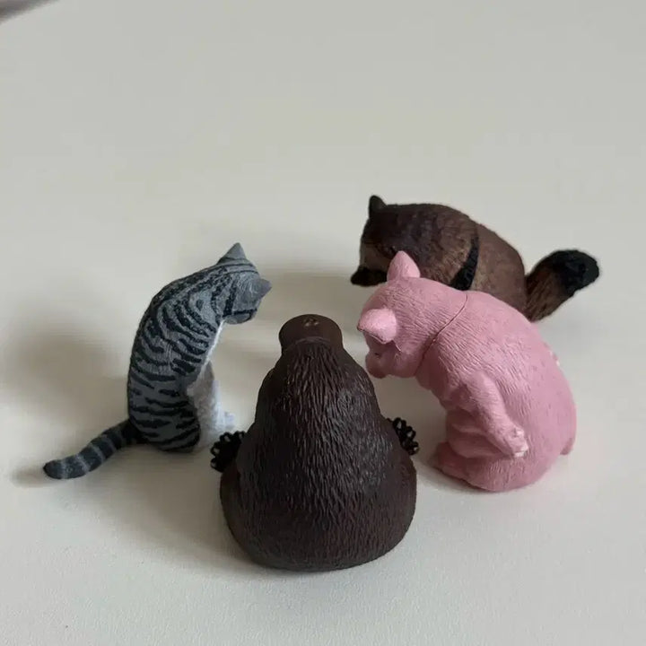 [BUNJANG] Greeting Animals Gacha Figure Set / 인사하는동물 가챠 가차 피규어