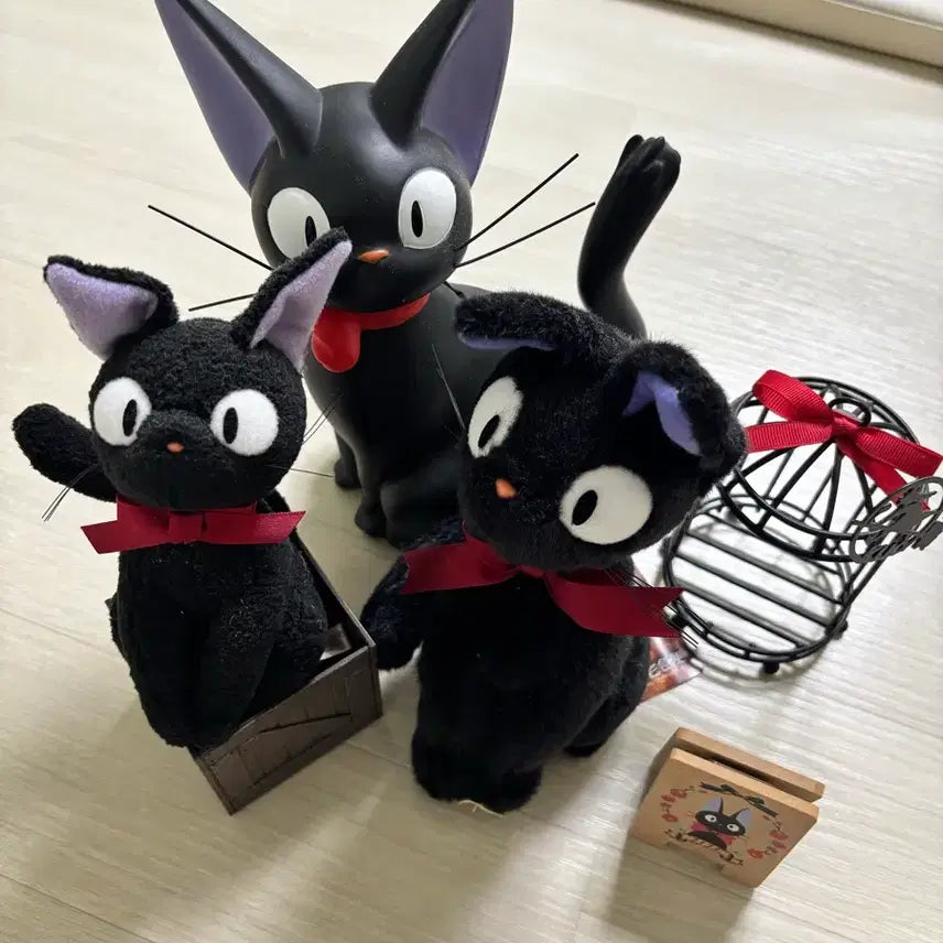 [BUNJANG] Ghibli Jiji Birdcage Plush / 지브리 지지 인형 키키새장