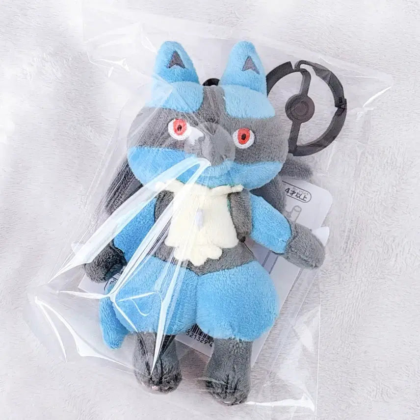[BUNJANG] Pokemon Special Training Posing Lucario Mascot Plush / 포켓몬스터 특훈중 포징 루카리오 마스코트 누이 인형