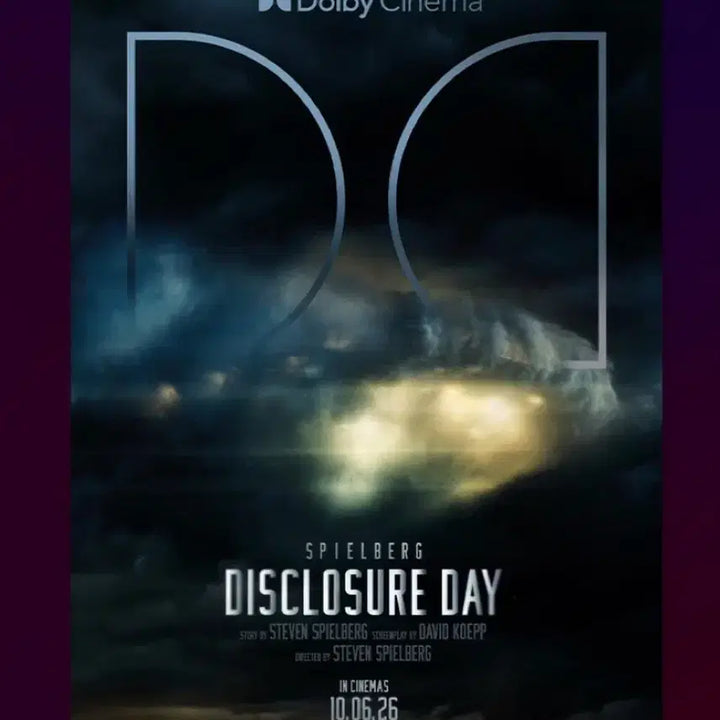 [BUNJANG] Disclosure Day Dolby Poster &amp; Original Ticket Bundle / [디스클로저 데이] {2종일괄} 돌비 포스터, 오리지널 티켓